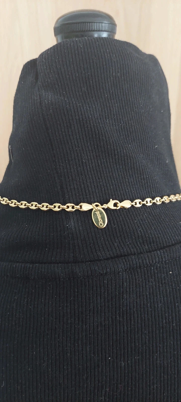 Collier Maille Grain de Café Giovanni Plaqué Or Haut de Gamme – 15,83g – photo 3